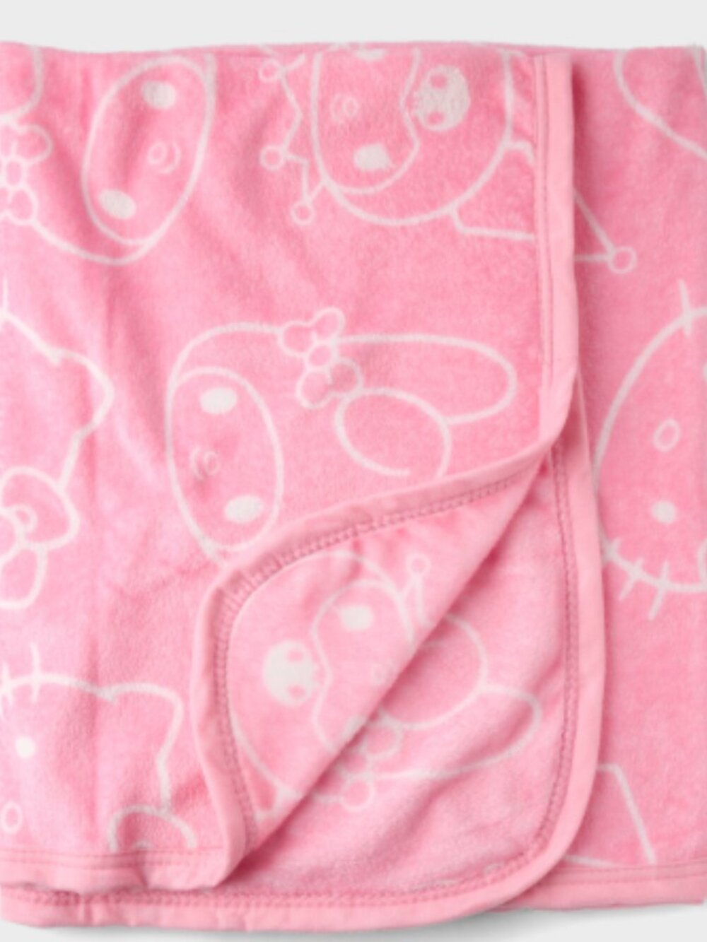 NWT Children’s Place Hello Kitty & Friends Pink Silky Soft Throw Blanket 40x50